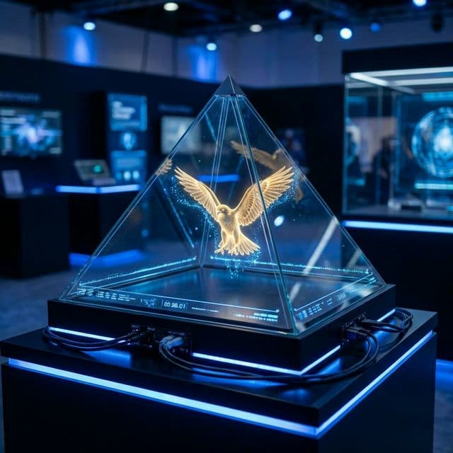 Pyramid Hologram Display